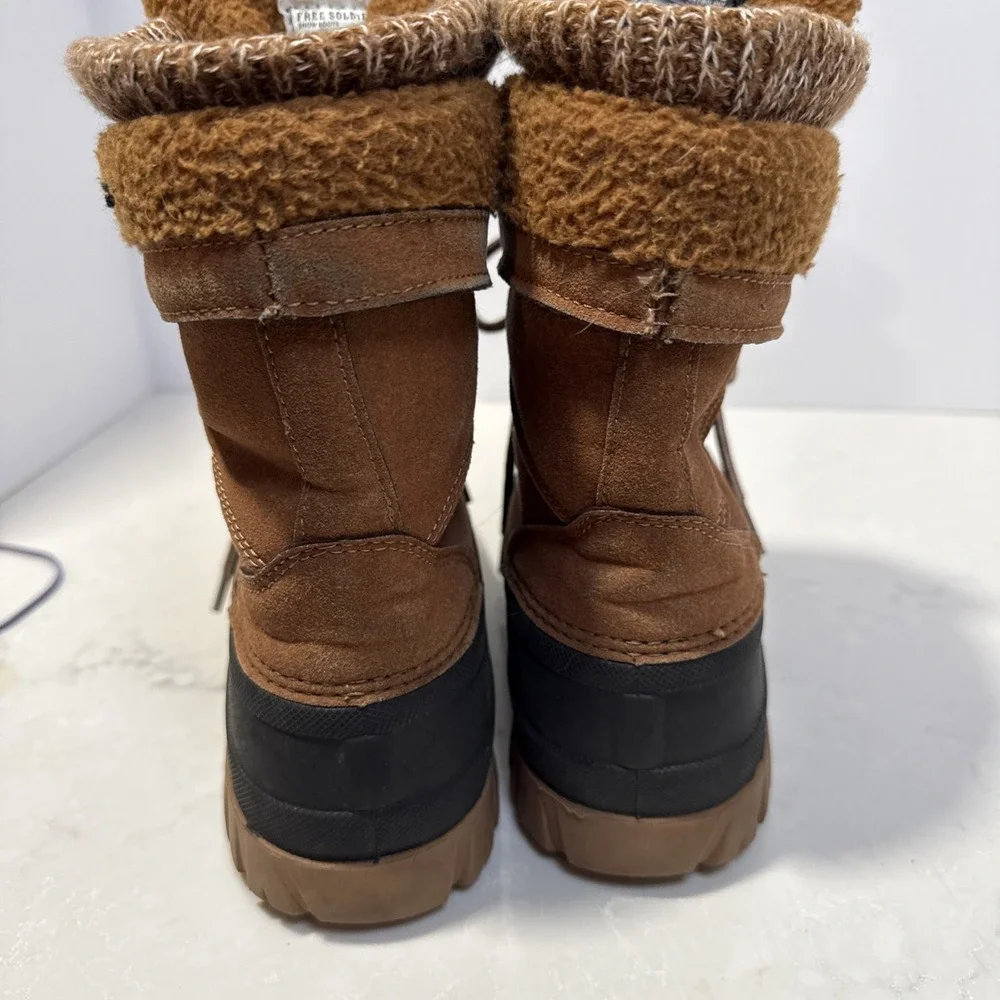 Free Soldier Thinsulate  Lace‎ Up Warm Waterproof Women's Snow Boots Size 8